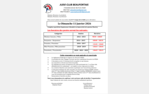 interclub dimanche 11 janvier 2026